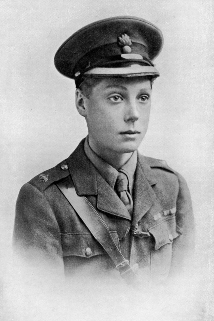 Edward, Prins af Wales, Første Verdenskrig, 1914-1918, c1920 af Unbekannt