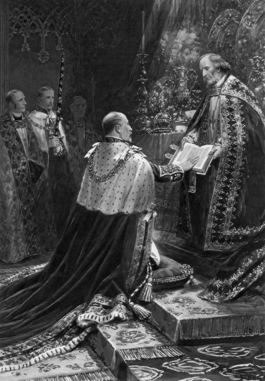 Edward VII aflagde ed, 1902 af Unbekannt