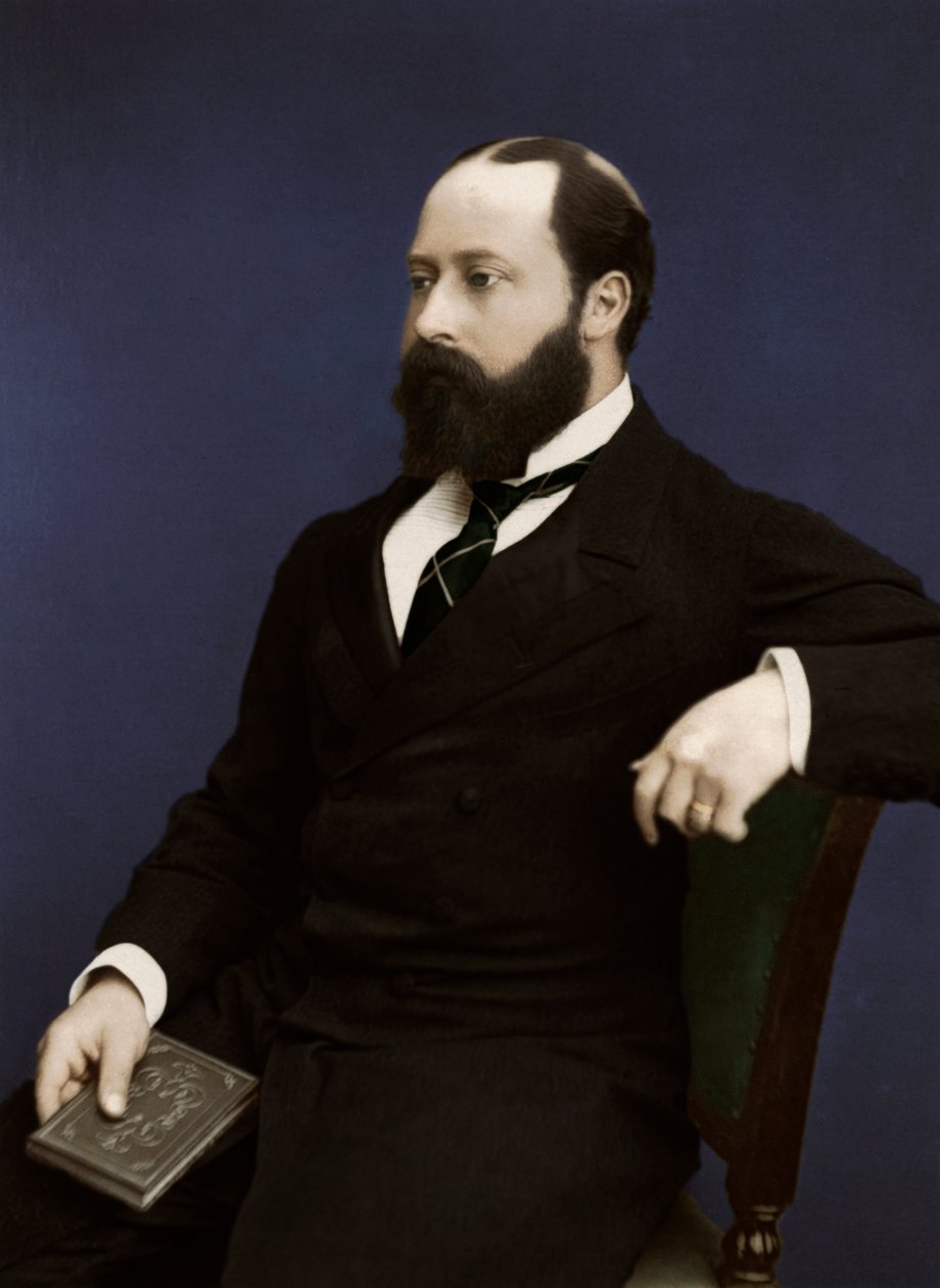 Edward VII, dengang prins af Wales, 1876 af Unbekannt