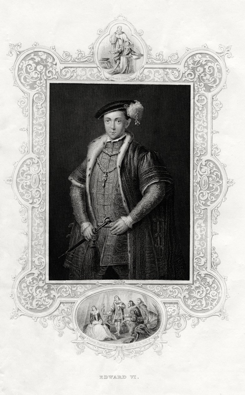 Edward VI, konge af England og Irland, 1860 af Unbekannt
