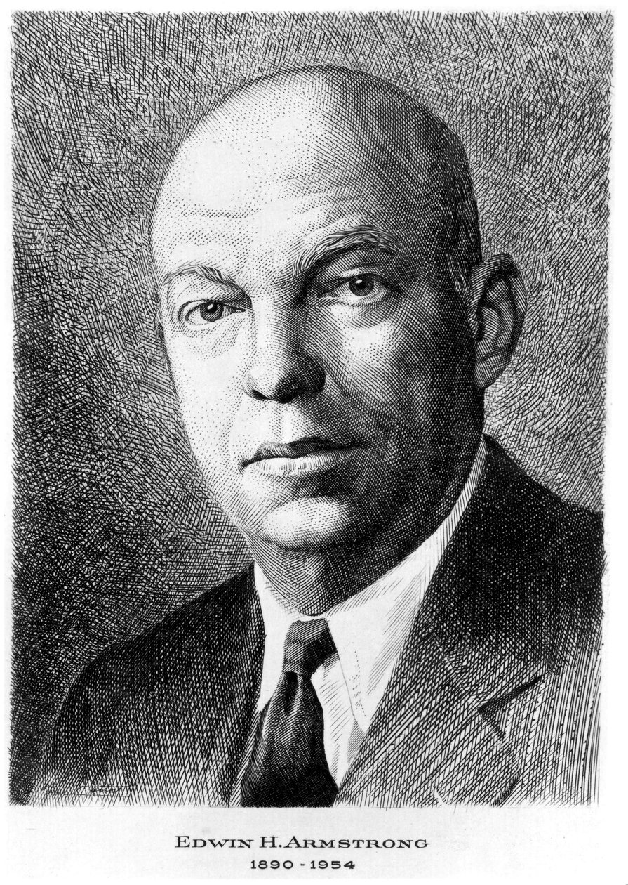 Edwin Howard Armstrong, amerikansk elektroingeniør, c 1940 af Unbekannt