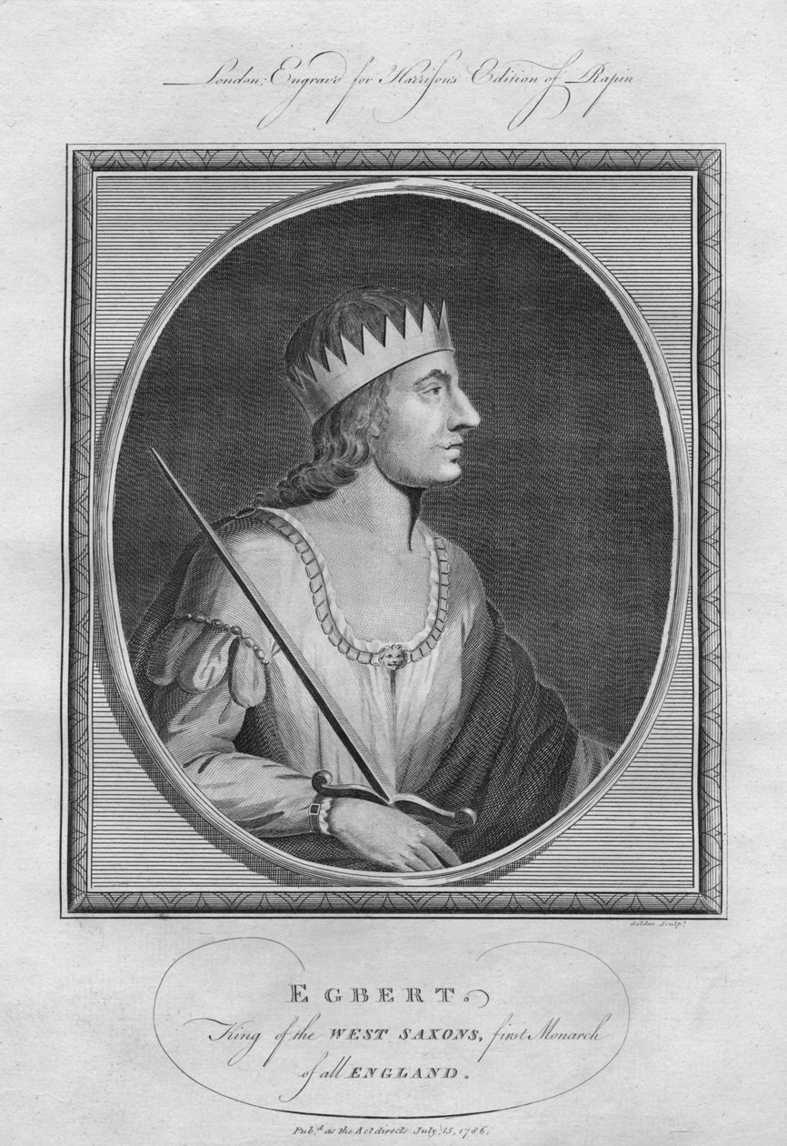 Egbert, konge af Wessex, 1786. af Unbekannt