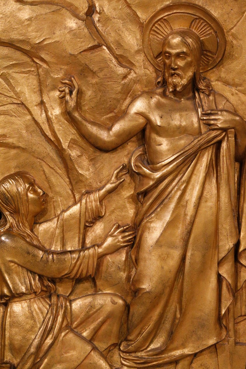 Eglise de la Madeleine - Tabernakeldetalje - Jesus Kristus og Marie Madeleine - Paris, Paris af Unbekannt