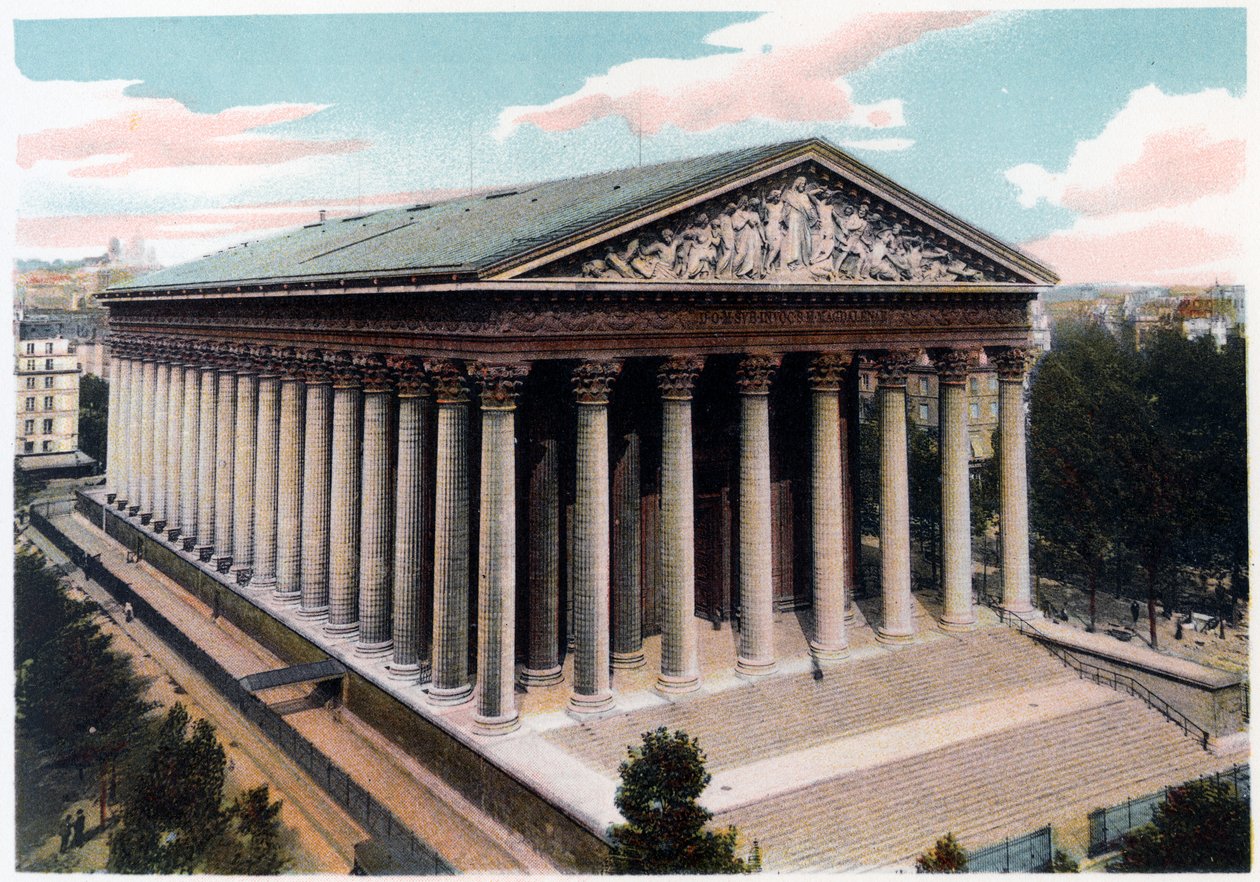 Madeleine-kirken, Paris, ca. 1900 af Unbekannt