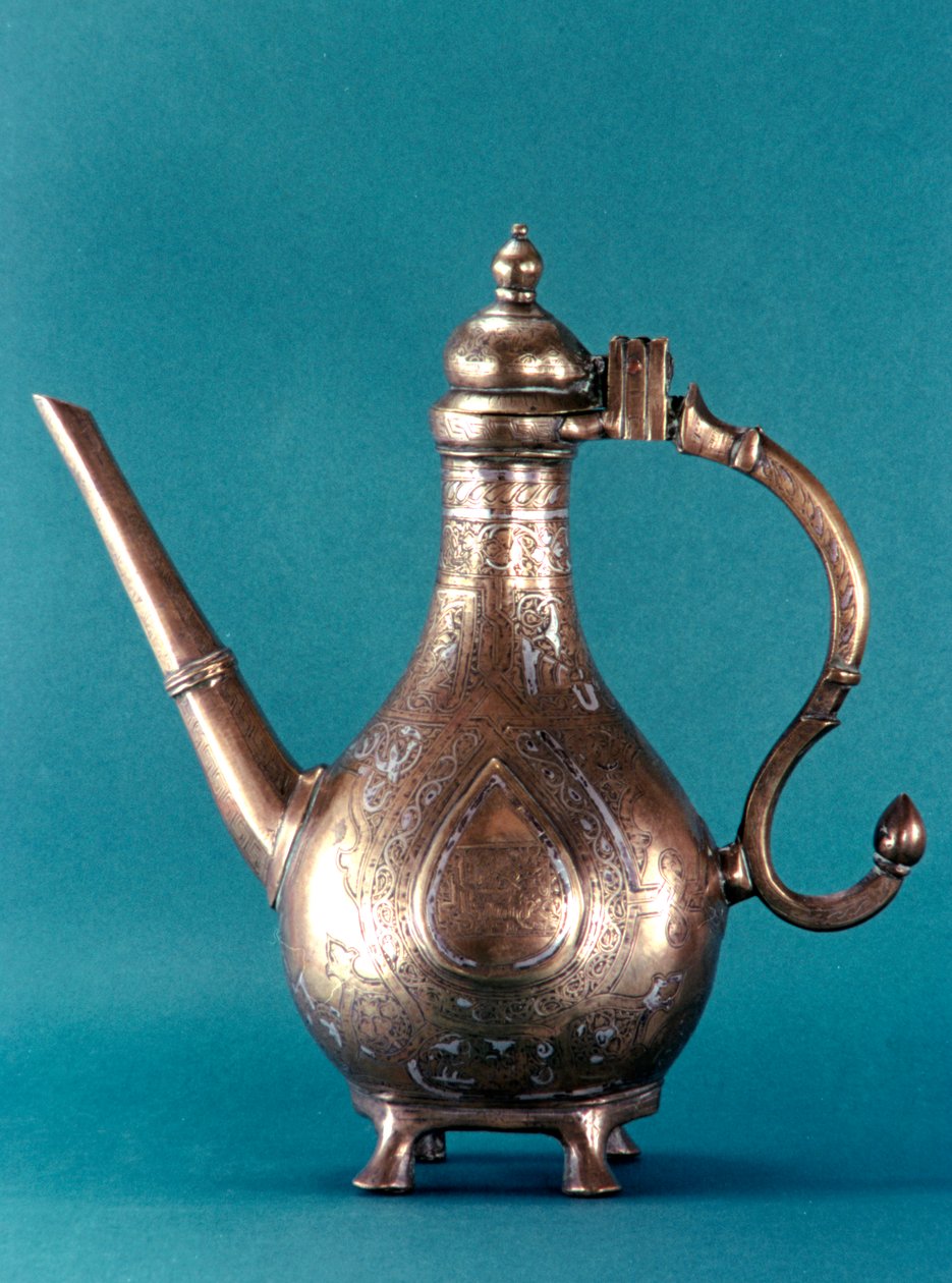 Egyptisk beholder i bronze, c1300-tallet af Unbekannt