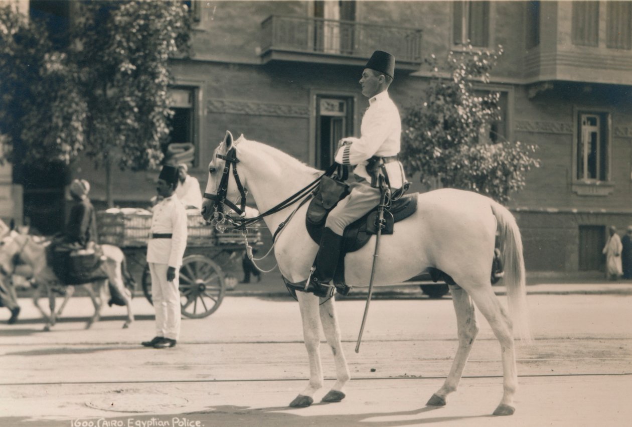 Egyptisk politi, Cairo, Egypten, 1936 af Unbekannt