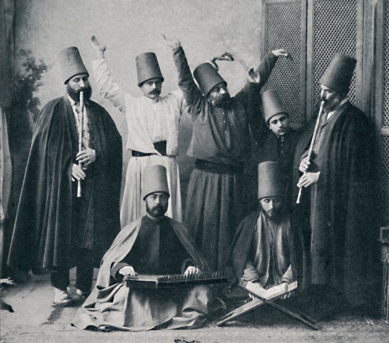 Egyptiske dansende dervisher, 1912 af Unbekannt