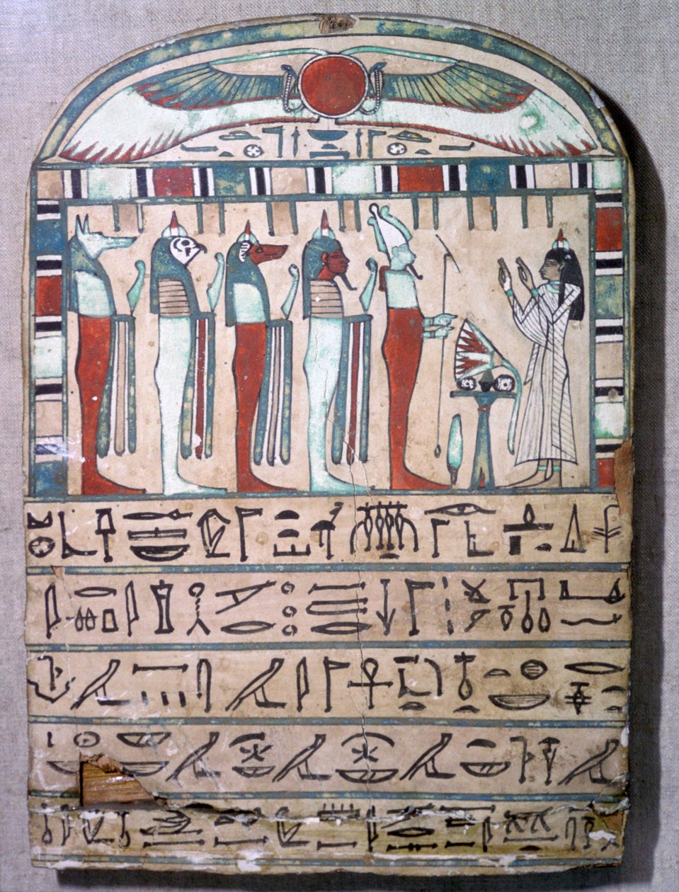 Egyptisk begravelsesplade af Meresimen af Unbekannt