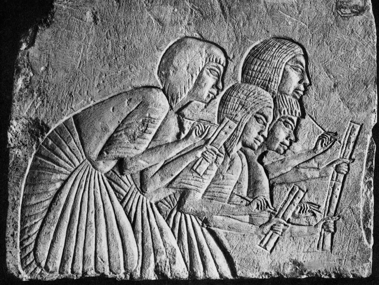 Egyptiske skriftkloge, c1350 f.Kr. 1936 af Unbekannt