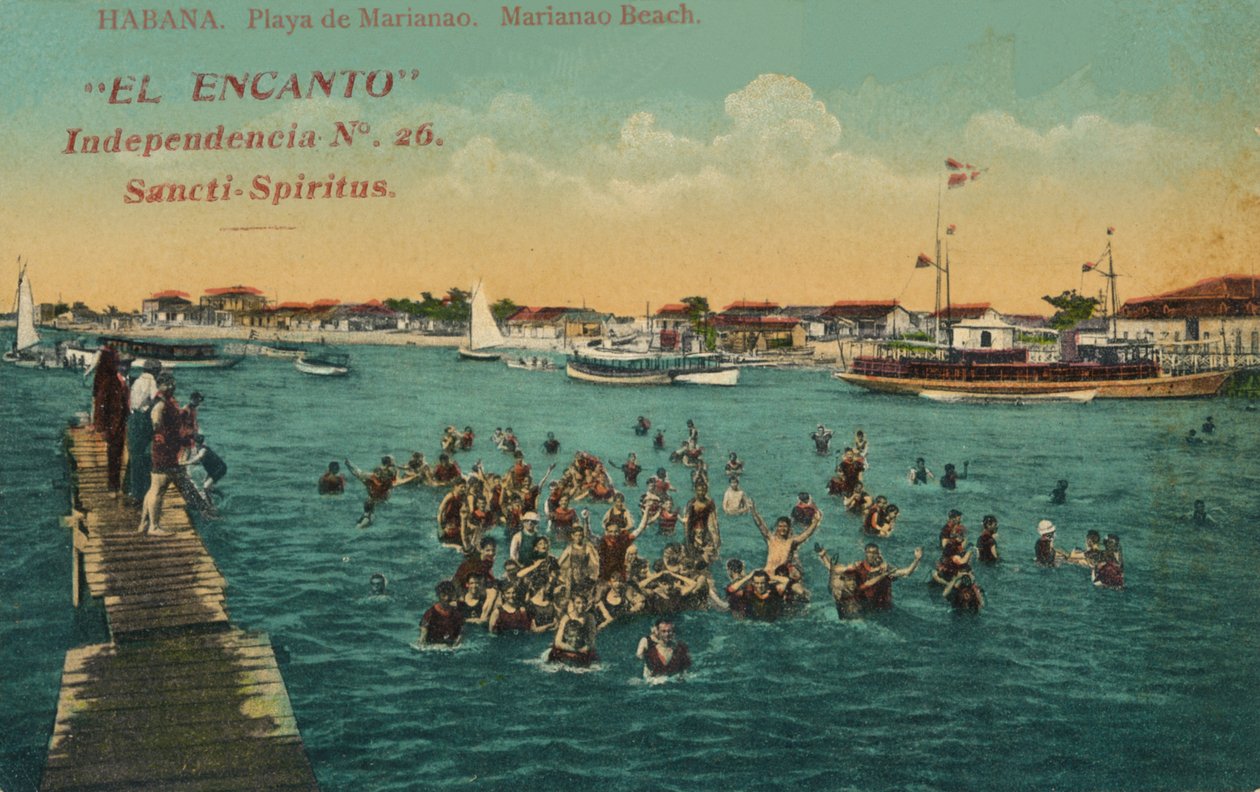 Uafhængighedscharmen, Sancti-Spiritus. Mariano Strand. Havana, c1910 af Unbekannt