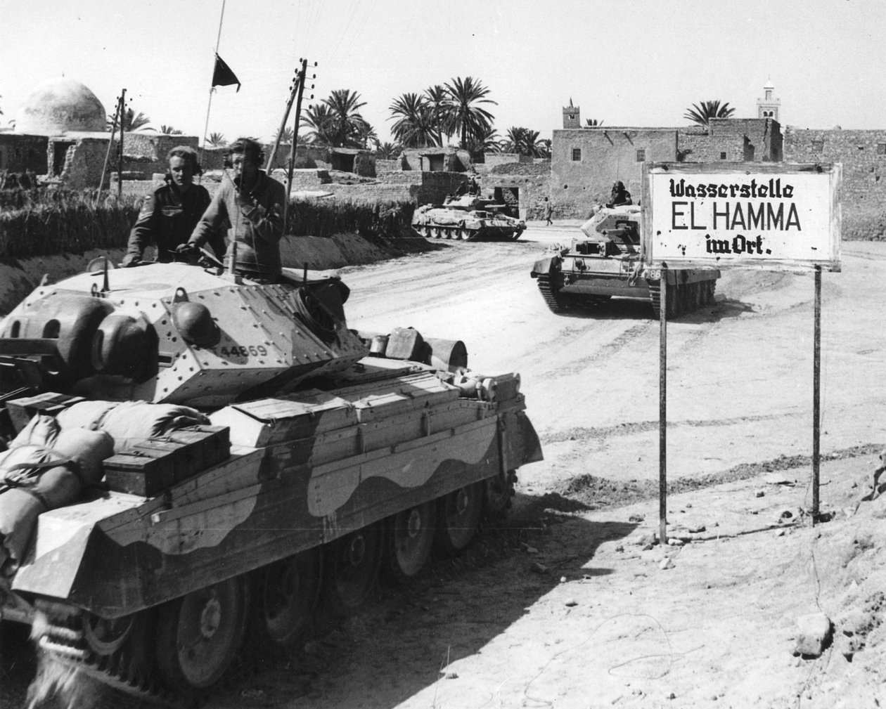 El Hamma, Nordafrika, Anden Verdenskrig, april 1943 af Unbekannt