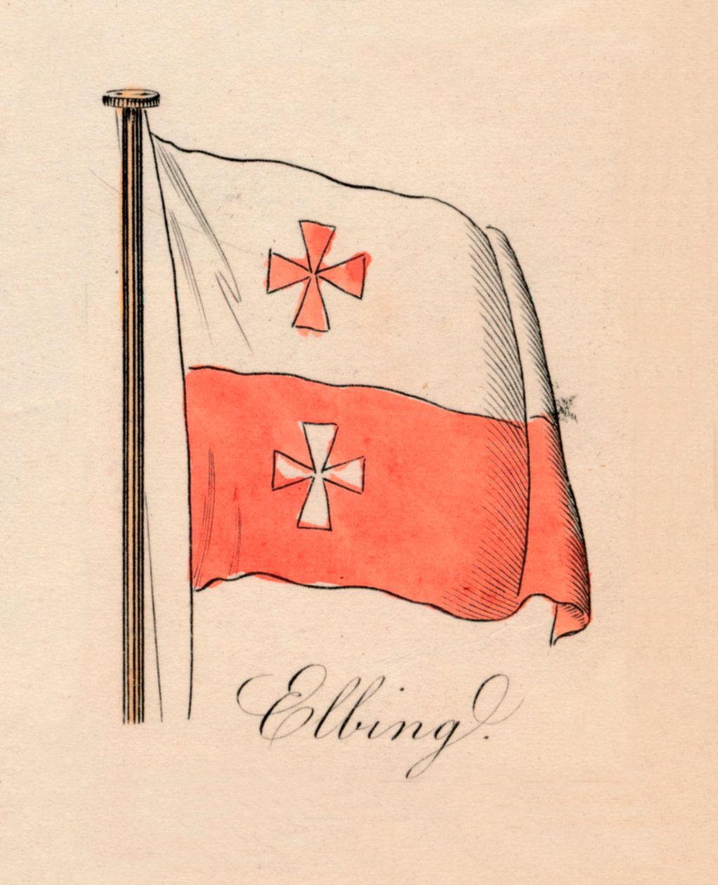 Elbing, 1838 af Unbekannt