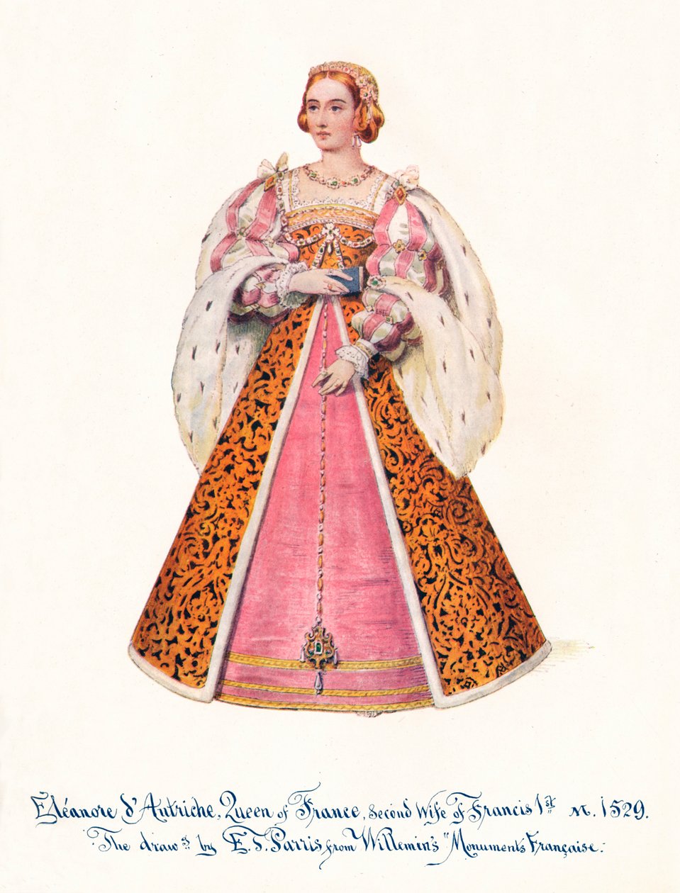 Eleanor af Østrig, dronning af Frankrig, anden hustru til Frans 1., 1911. af Unbekannt