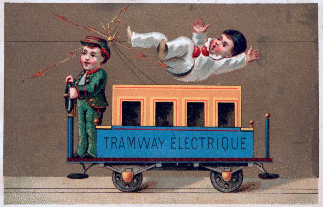 Elektrisk sporvej, 1800-tallet af Unbekannt