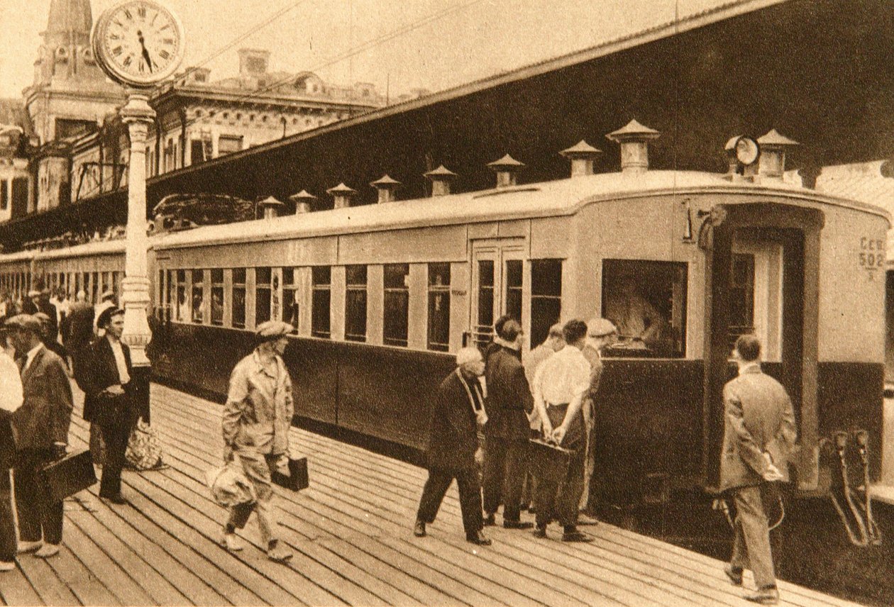 Elektrisk tog med flere enheder, Moskva, USSR, 1920
