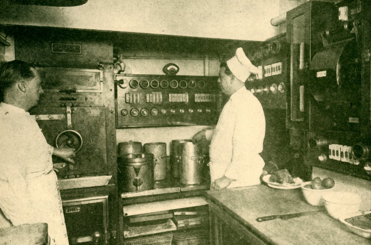 Elektrisk udstyret togkøkken, London og North Eastern Railway, 1930. af Unbekannt