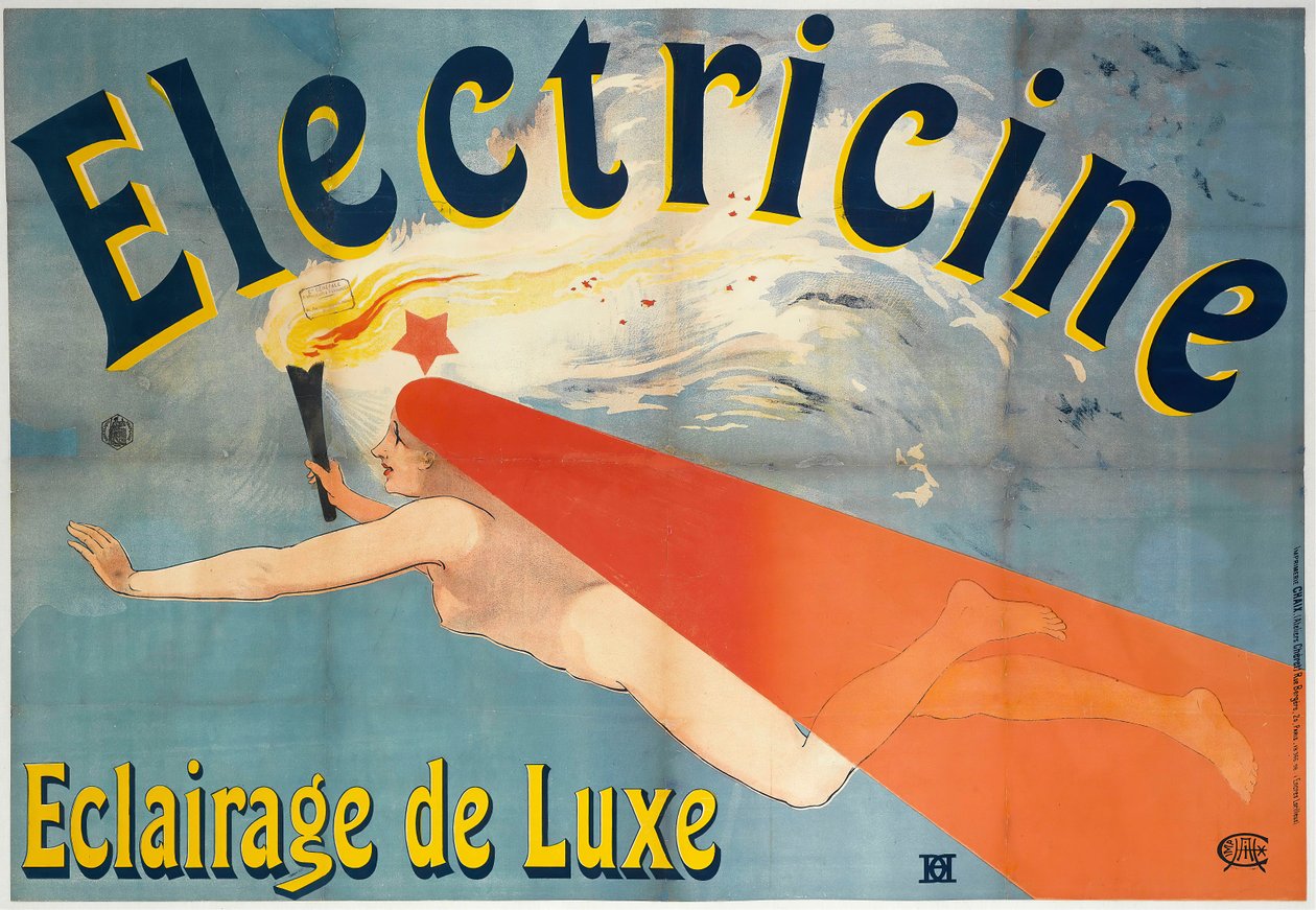 Elektriker. Luksusbelysning, 1896. af Unbekannt