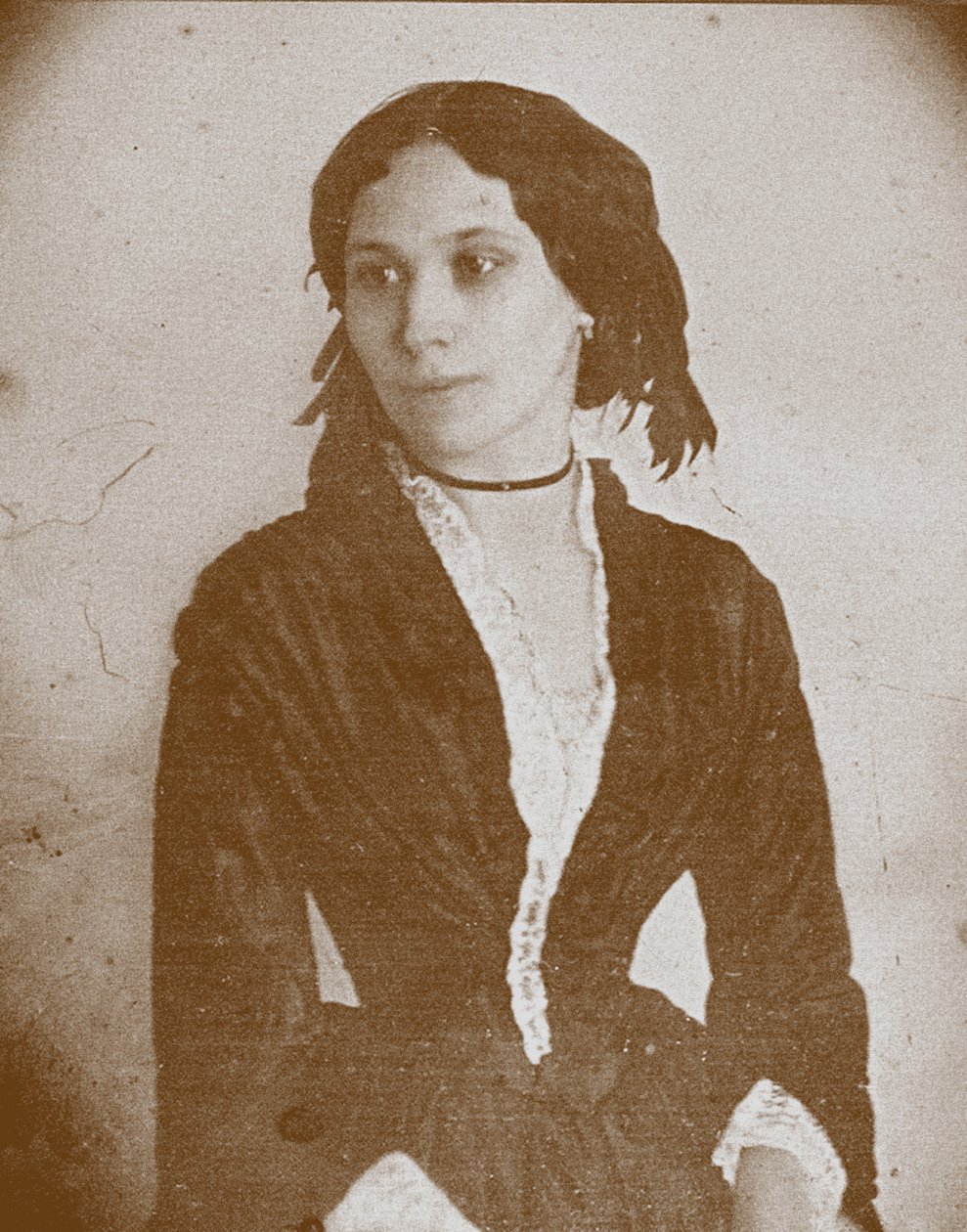 Elena Aleksandrovna Denisyeva 1826-1864, CA 1860 af Unbekannt
