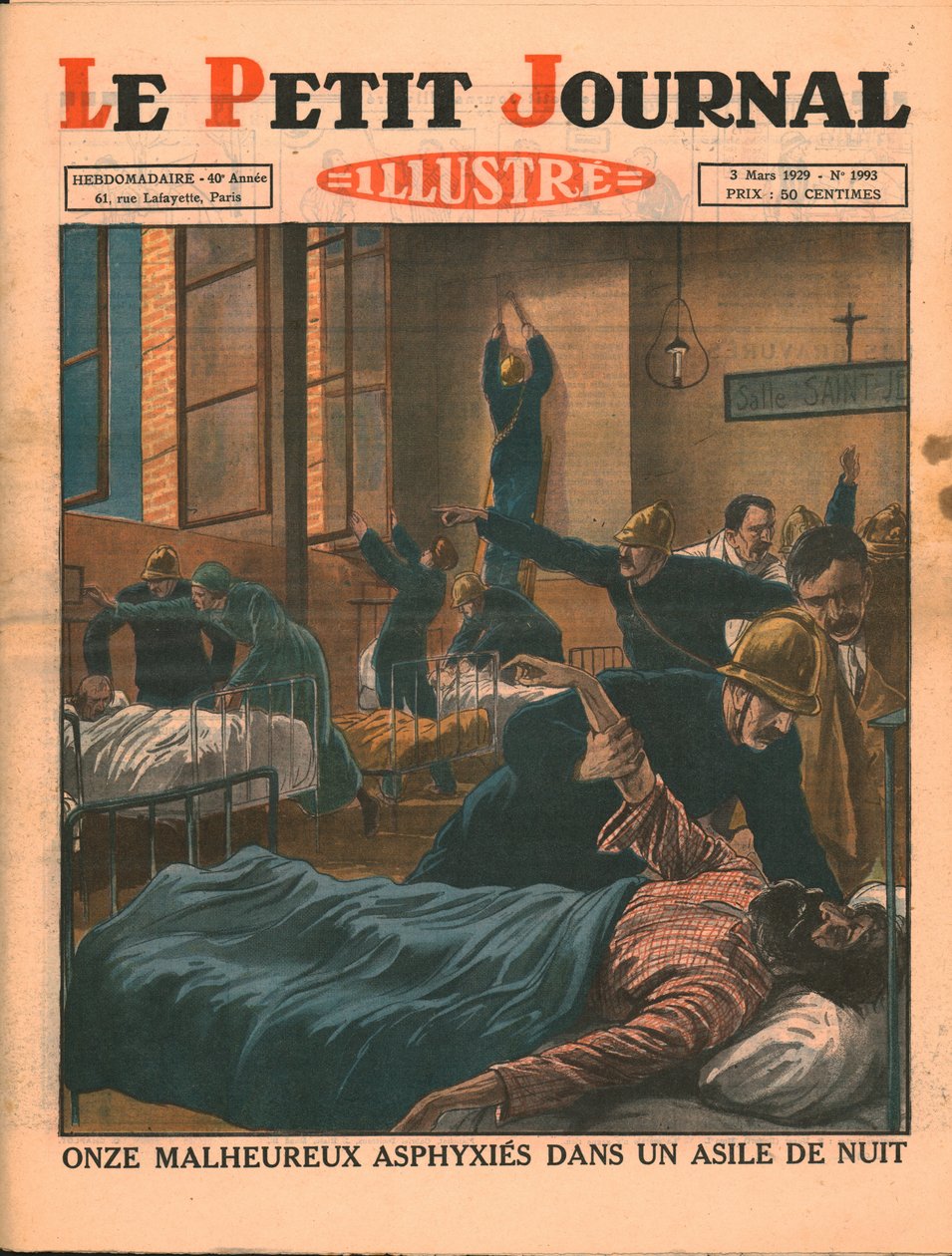 Elleve uheldige kvælede i et natherberg, 1929. af Unbekannt