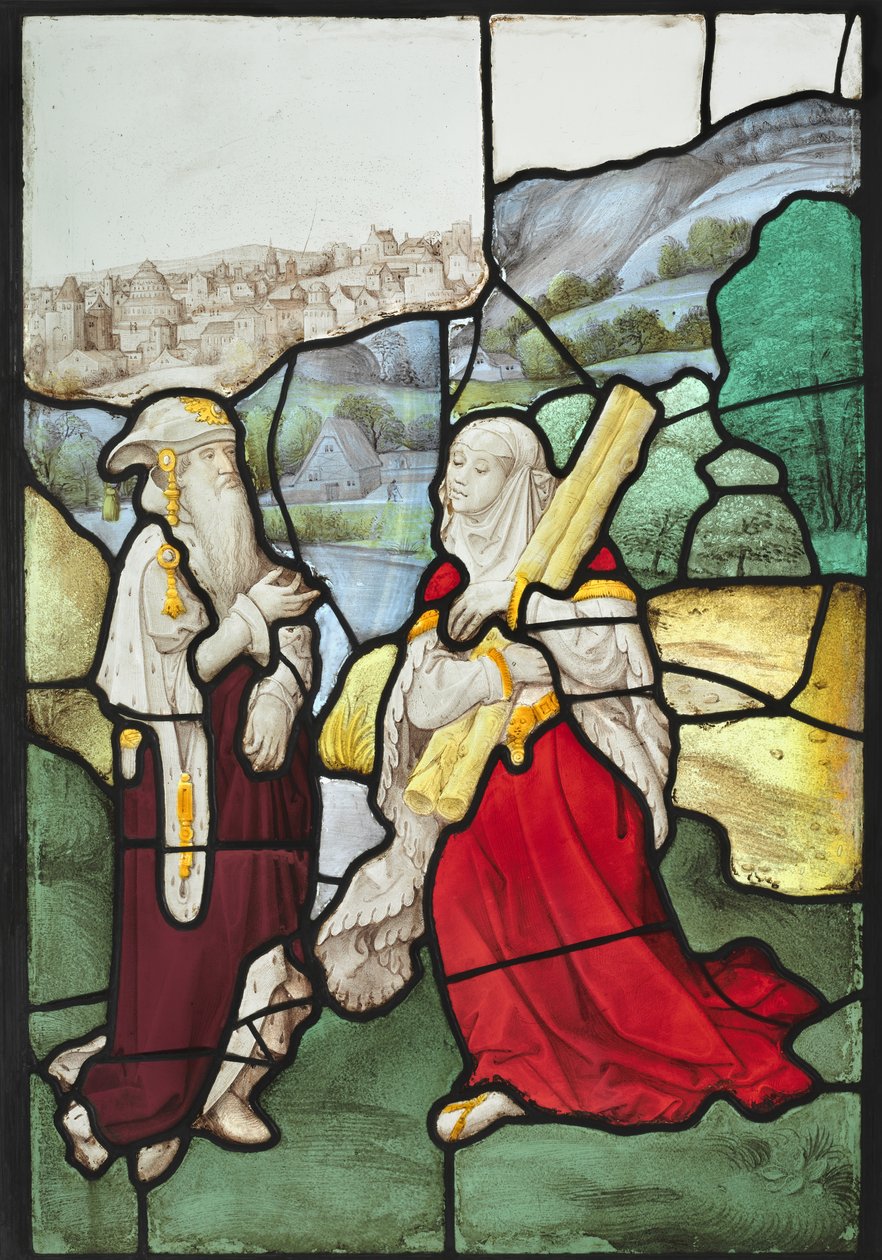 Elias og enken fra Zarefat, ca. 1525. af Unbekannt
