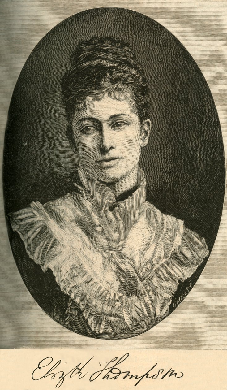 Elizabeth Butler, 1883. af Unbekannt