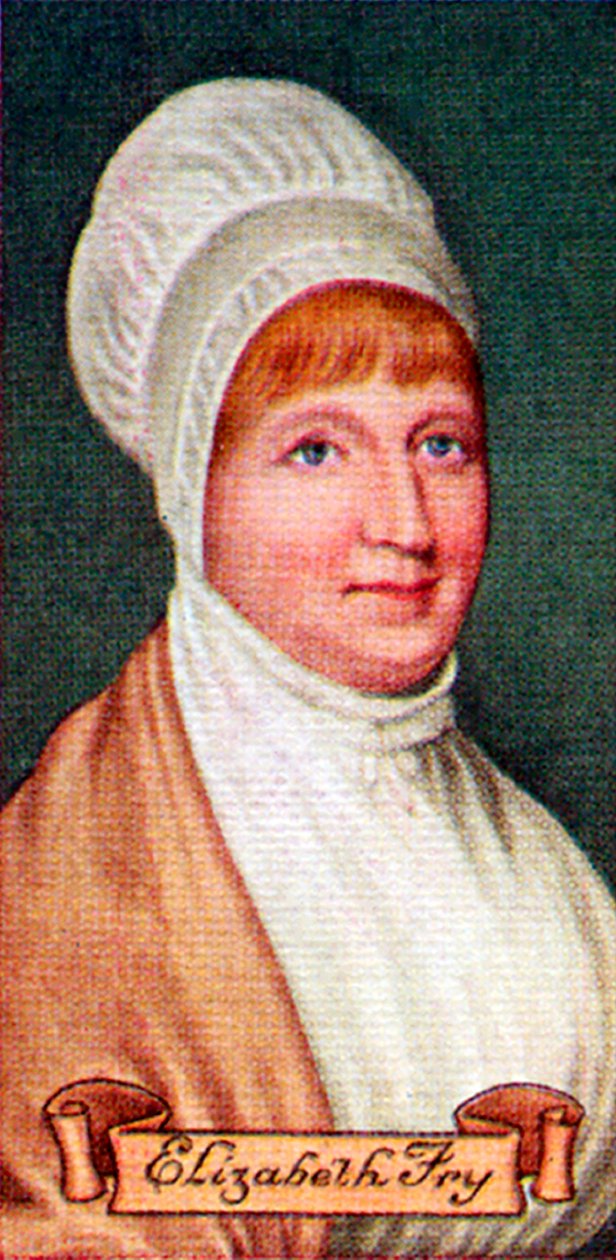 Elizabeth Fry, taget fra en serie af cigaretkort, 1935 af Unbekannt