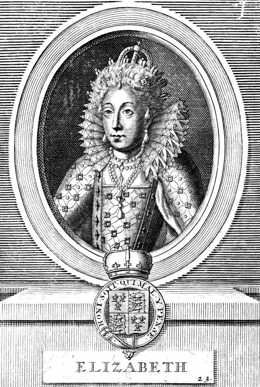 Elizabeth I, dronning af England og Irland af Unbekannt