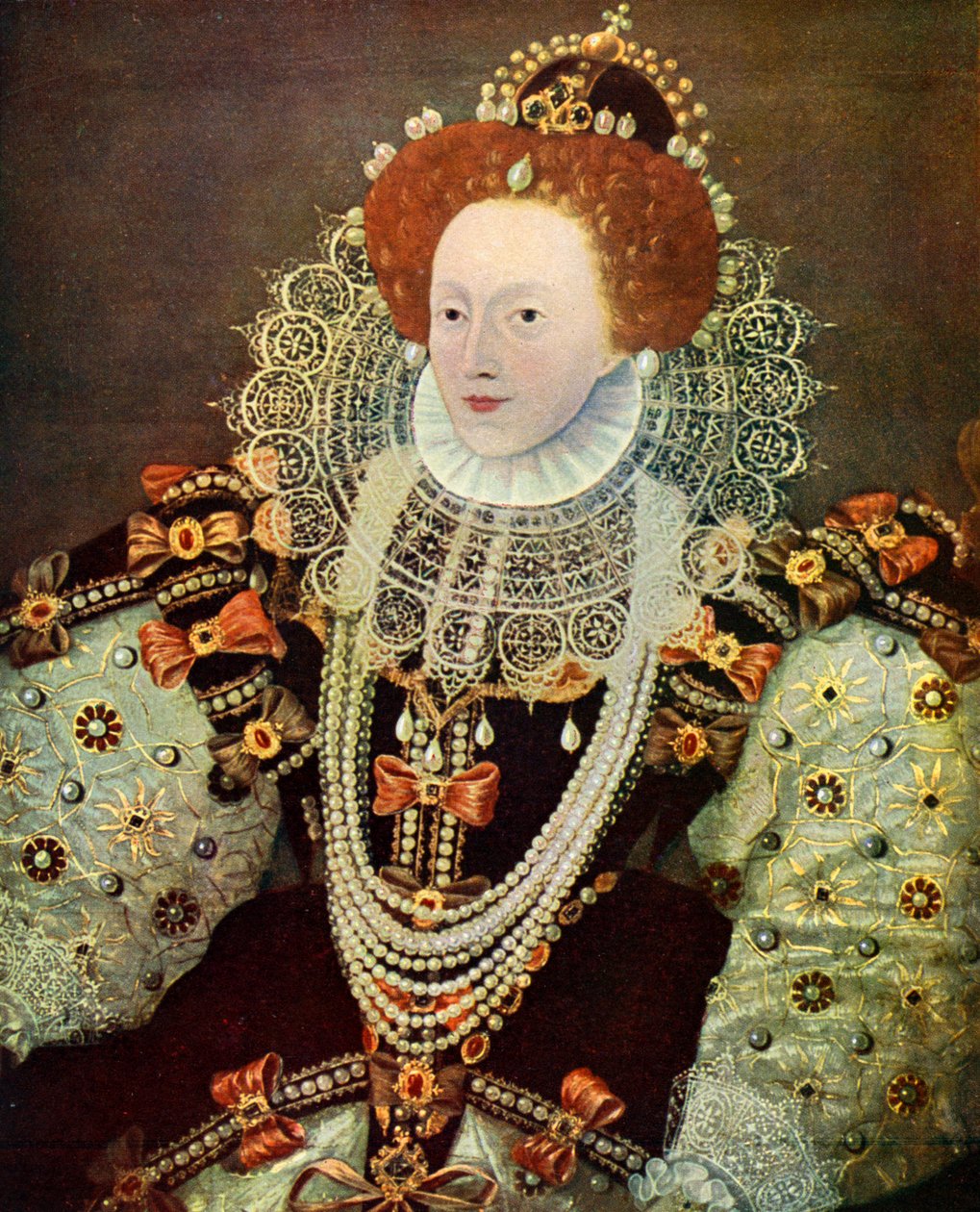 Elizabeth I, dronning af England og Irland, c1588, c1902-1905 af Unbekannt