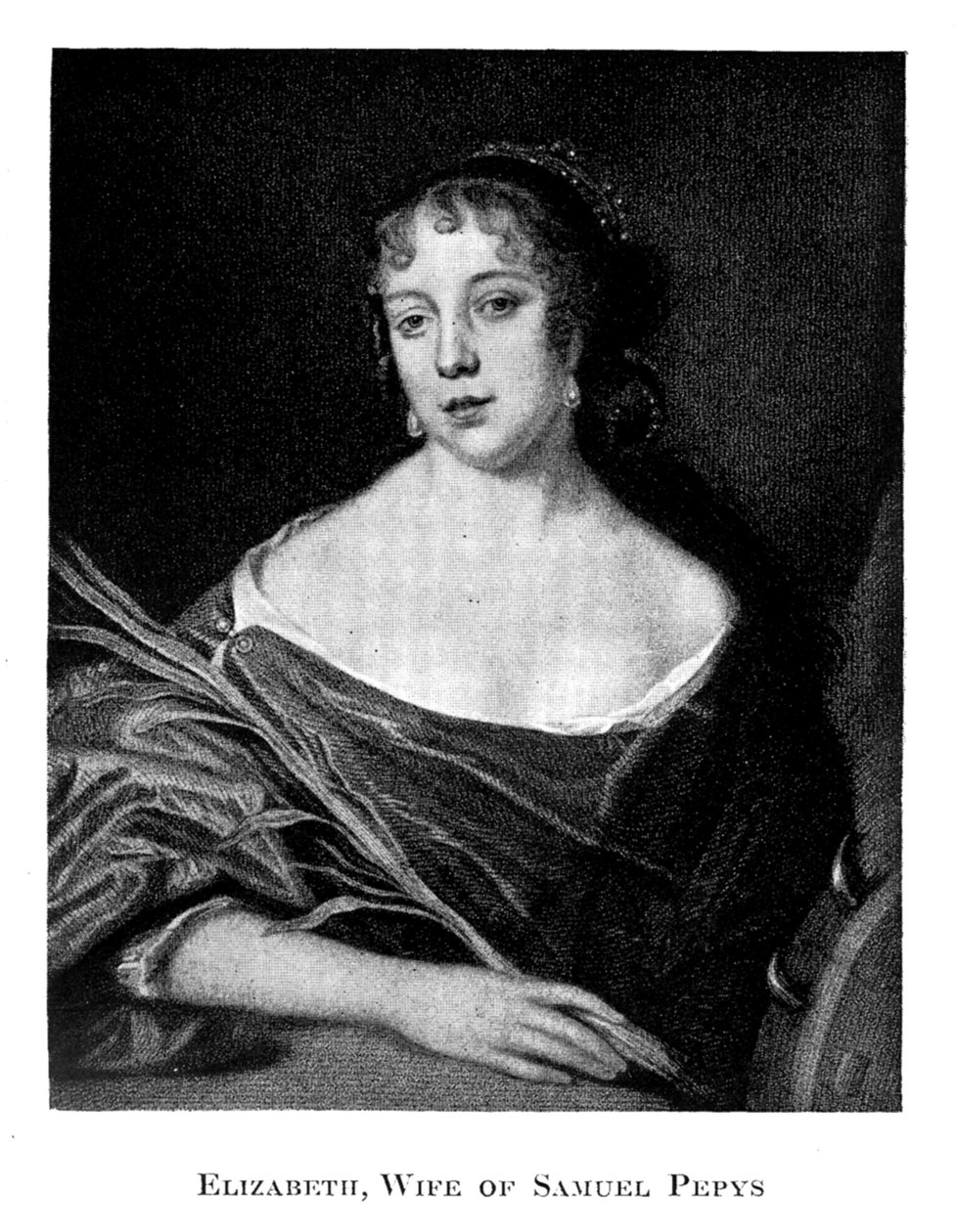 Elizabeth Pepys 1640-1669, 1800-tallet af Unbekannt