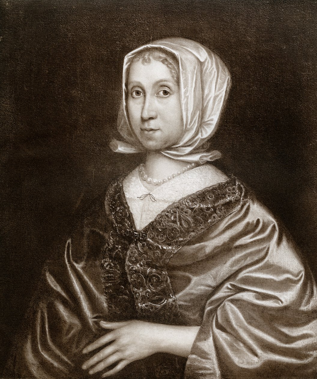 Elizabeth Steward, mor til Oliver Cromwell, 1600-tallet, 1899 af Unbekannt