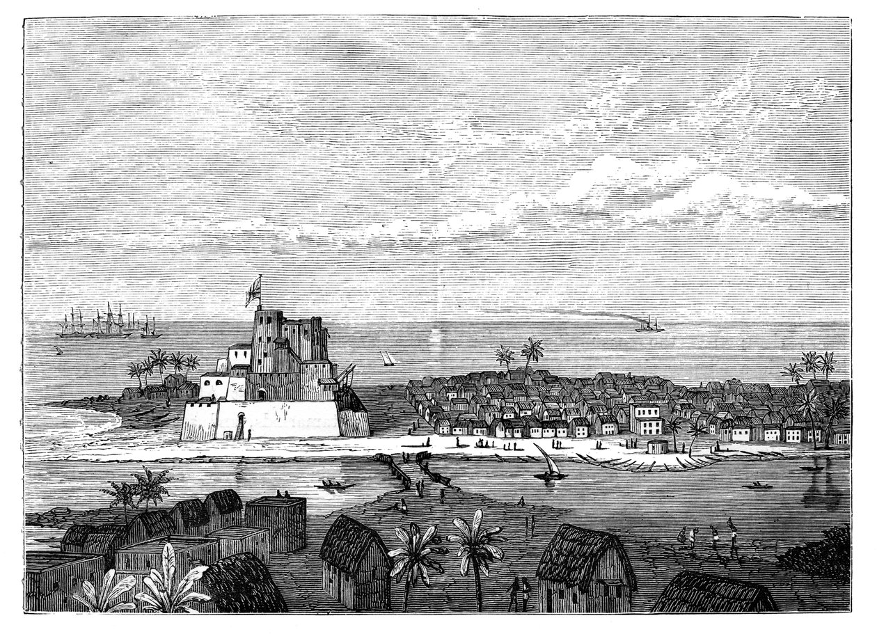 Elmina, Guldkysten, Vestafrika, c1890 af Unbekannt