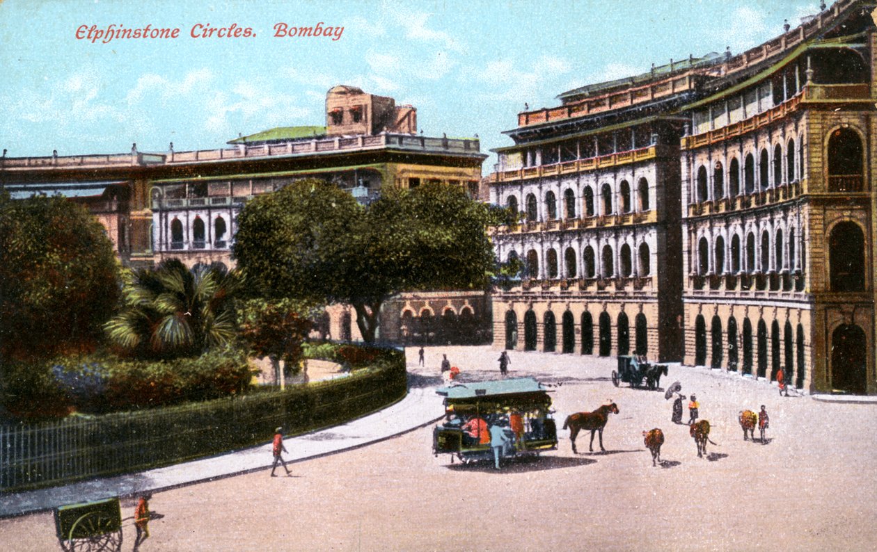Elphinstone Circles, Bombay, Indien, begyndelsen af det 20. århundrede af Unbekannt