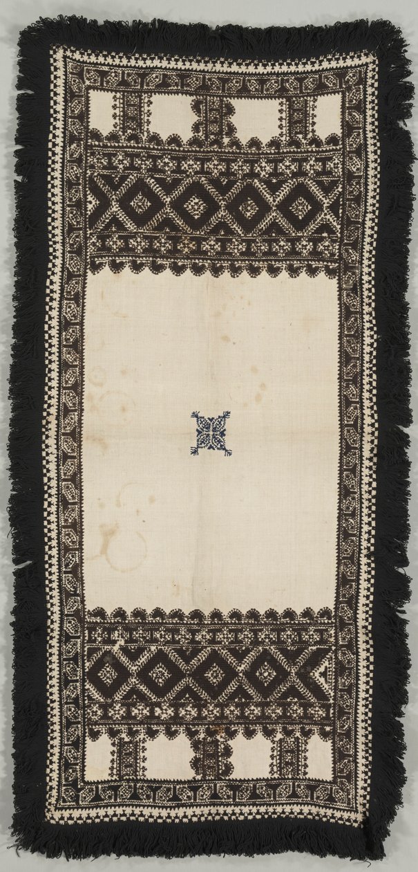 Broderet måtte eller en Paños de Ofrenda, 1800-tallet. af Unbekannt
