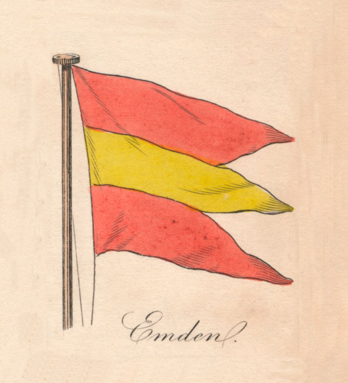 Emden, 1838 af Unbekannt