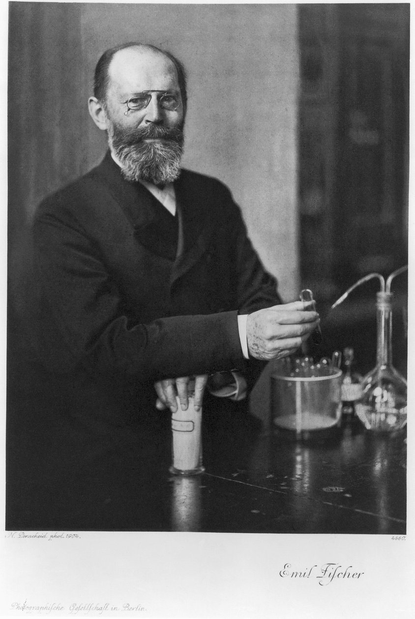 Emil Fischer, tysk organisk kemiker, 1904 af Unbekannt