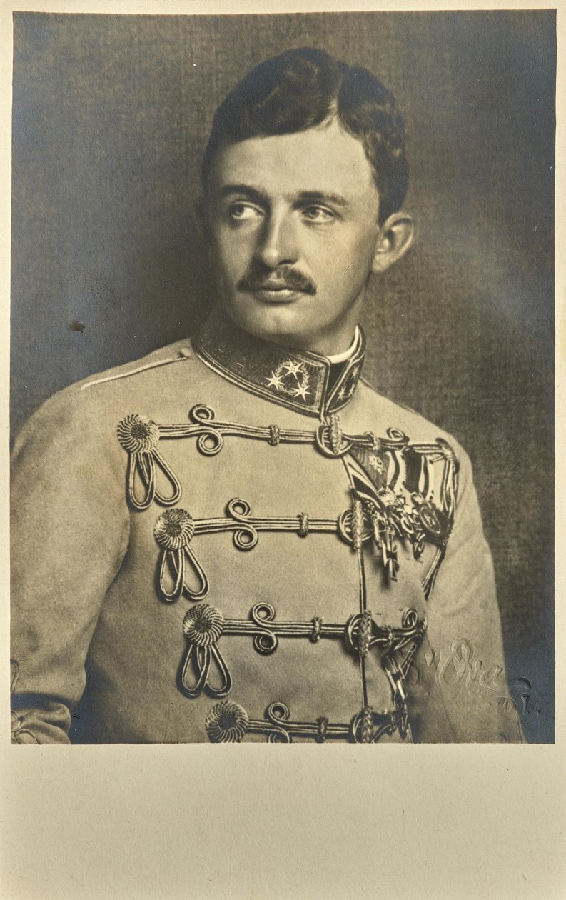 Kejser Karl I af Østrig 1887-1922, konge af Ungarn, ca. 1917. af Unbekannt