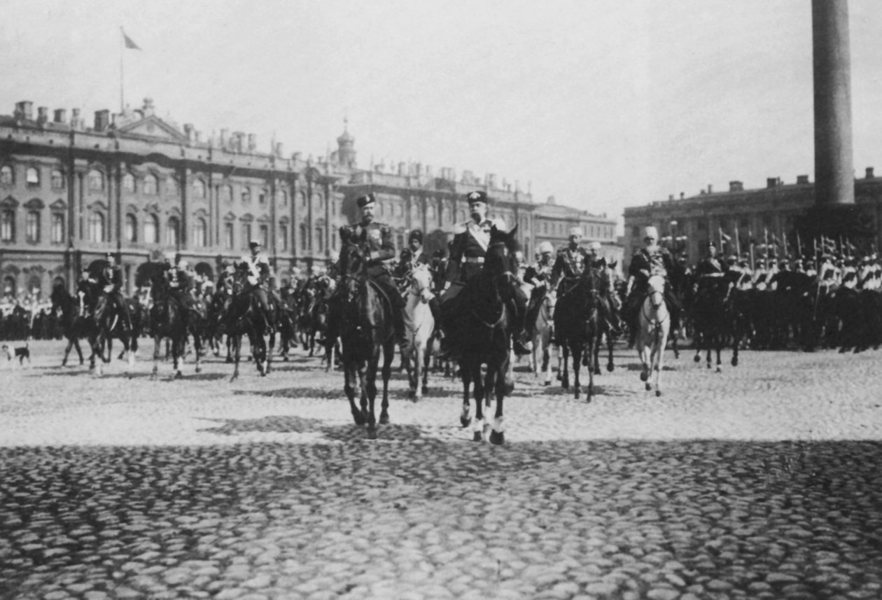 Kejser Franz Joseph I af Østrig på statsbesøg i Skt. Petersborg, Rusland, 1897 af Unbekannt