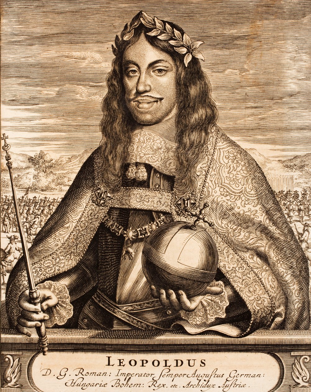 Kejser Leopold I 1640-1705 Fra: Krigsscene, 1675. af Unbekannt