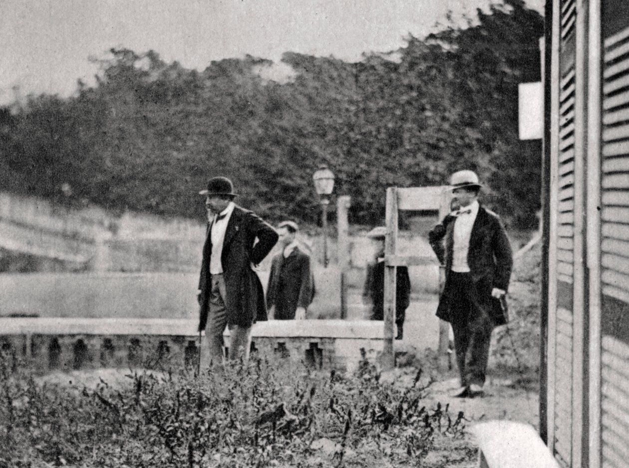 Kejser Napoleon III af Frankrig i eksil, Chislehurst, Kent, 1871-1873 af Unbekannt
