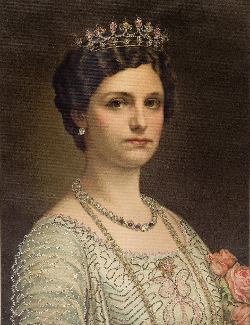 Kejserinde Zita af Østrig 1892-1989, dronning af Ungarn, ca. 1917. af Unbekannt