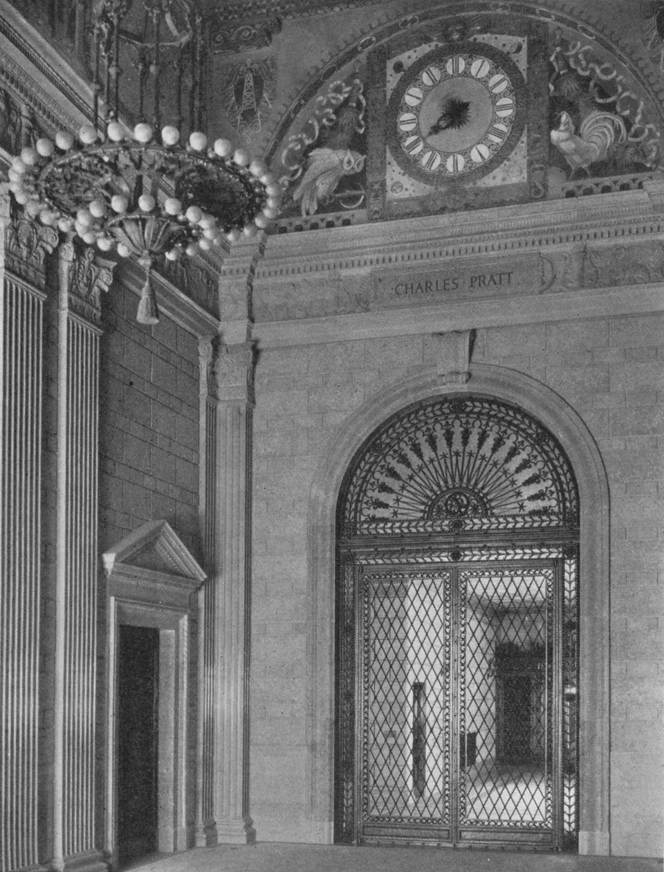 Enden af hovedindgangen, Standard Oil Building, New York City, 1924 af Unbekannt