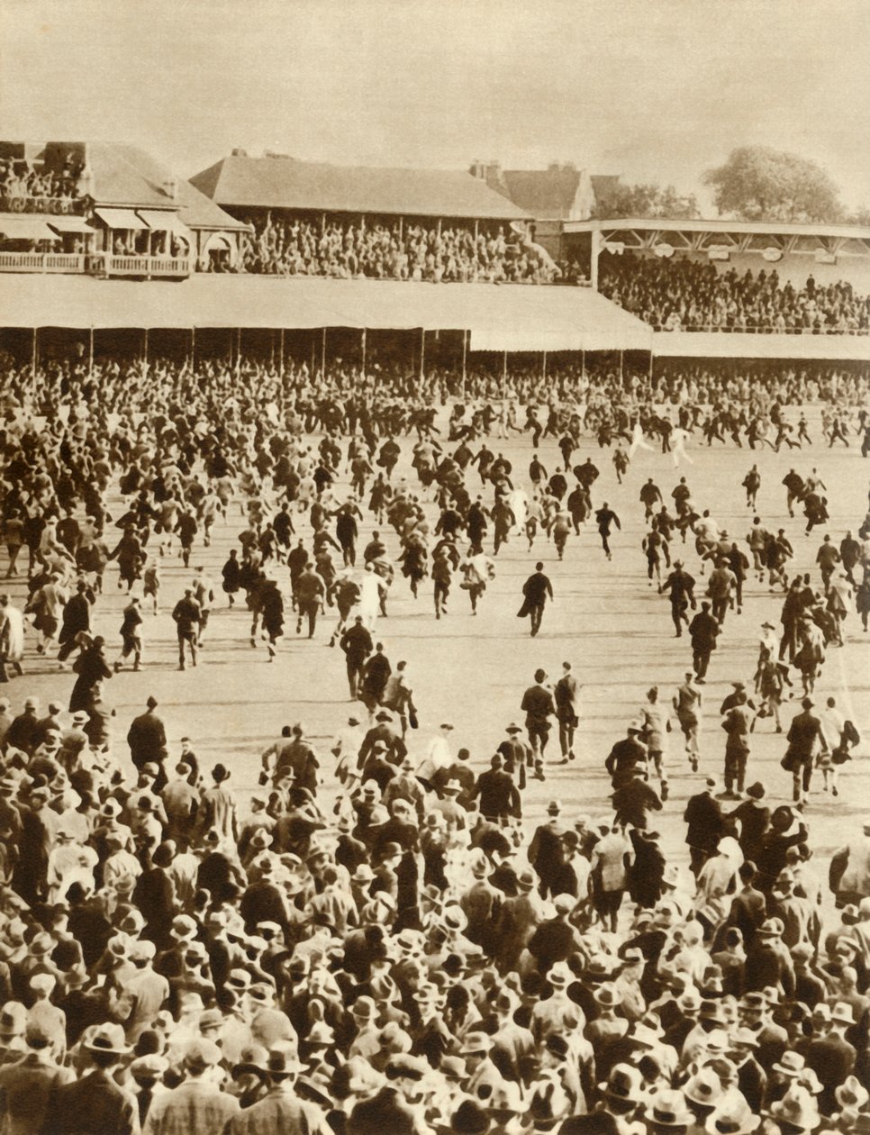 England vinder The Ashes mod Australien, Oval Cricket Ground, London, 1926, 1935. af Unbekannt