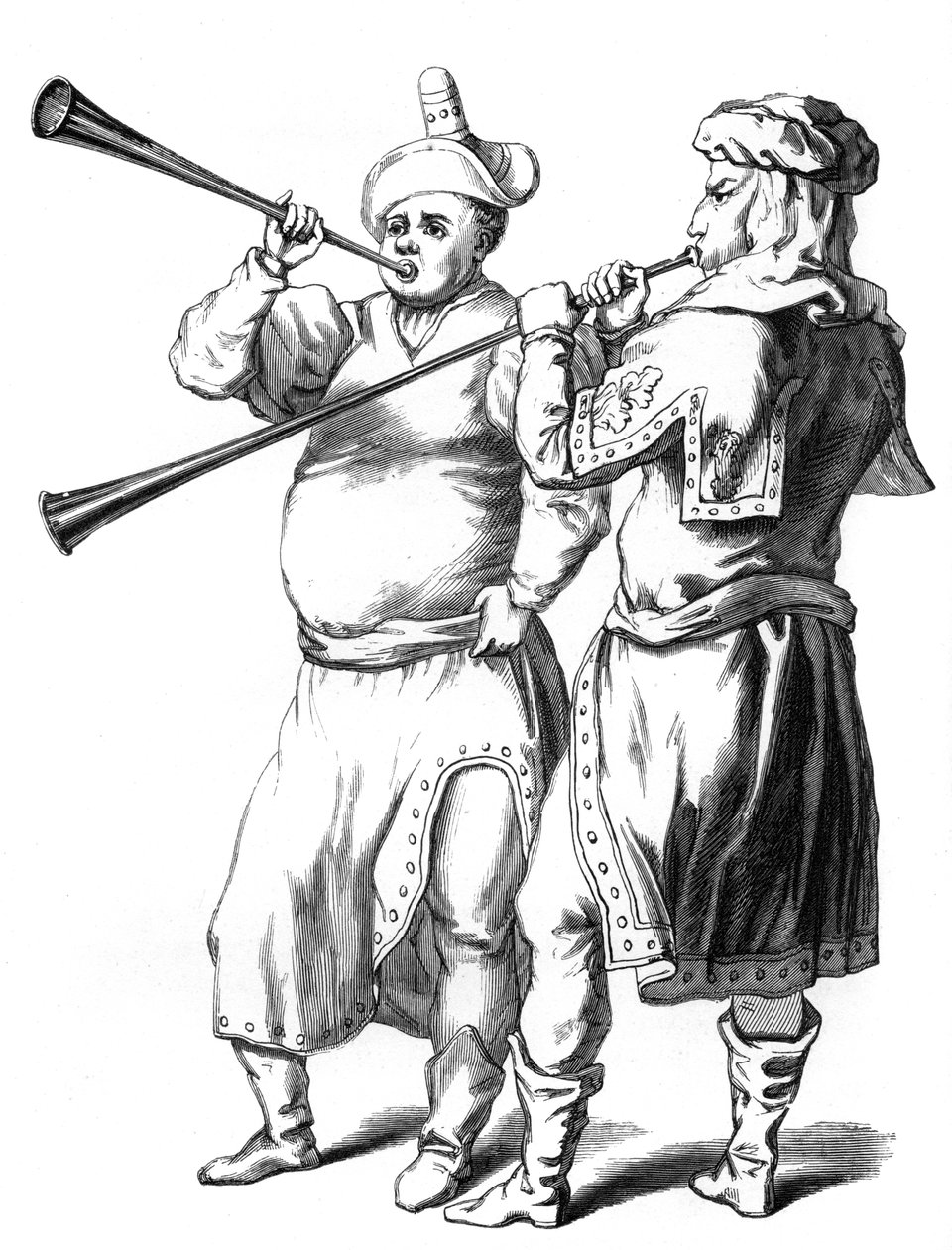 Engelske trompetister, 1375 1849 af Unbekannt