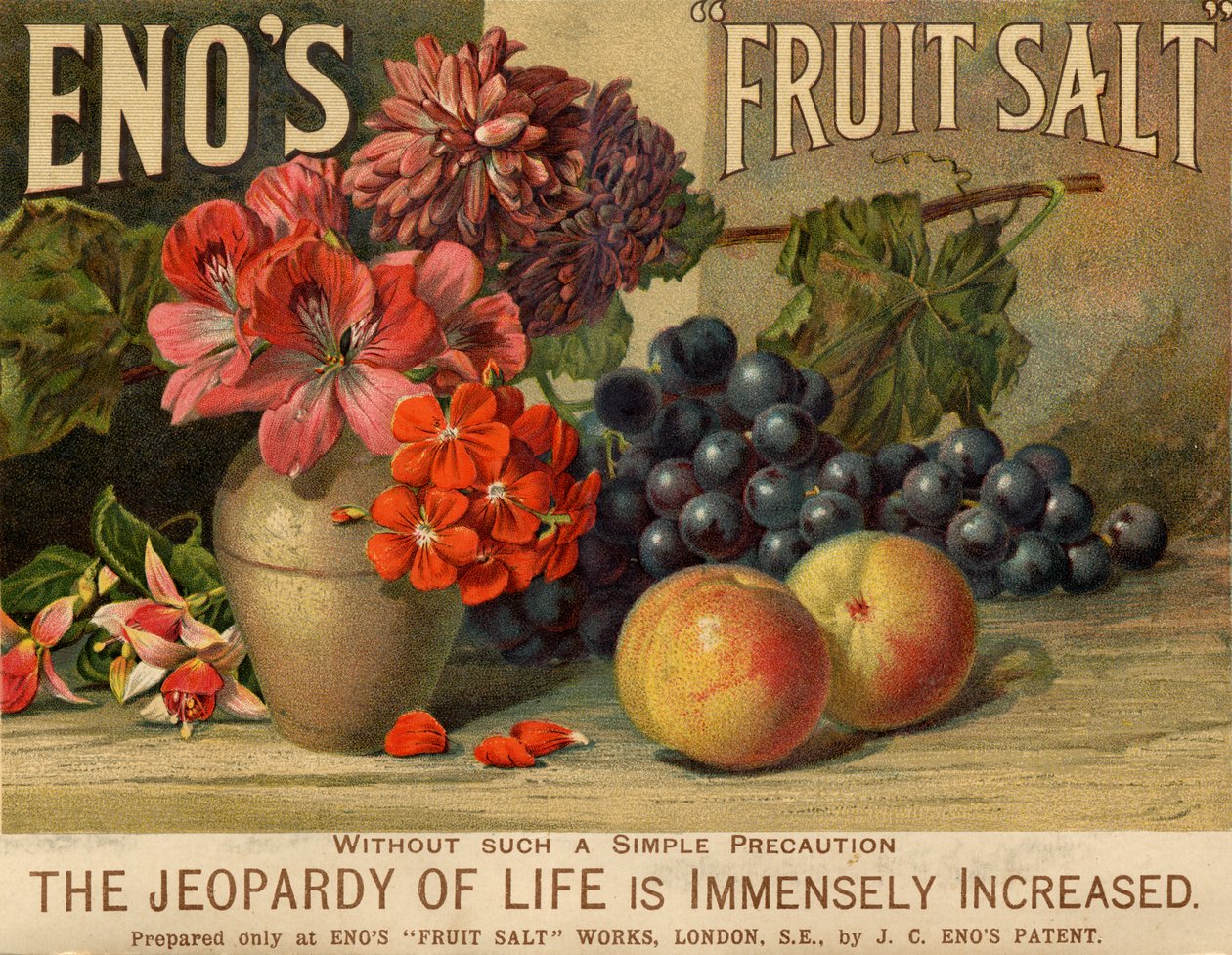 Enos frugtsalt, 1800-tallet af Unbekannt