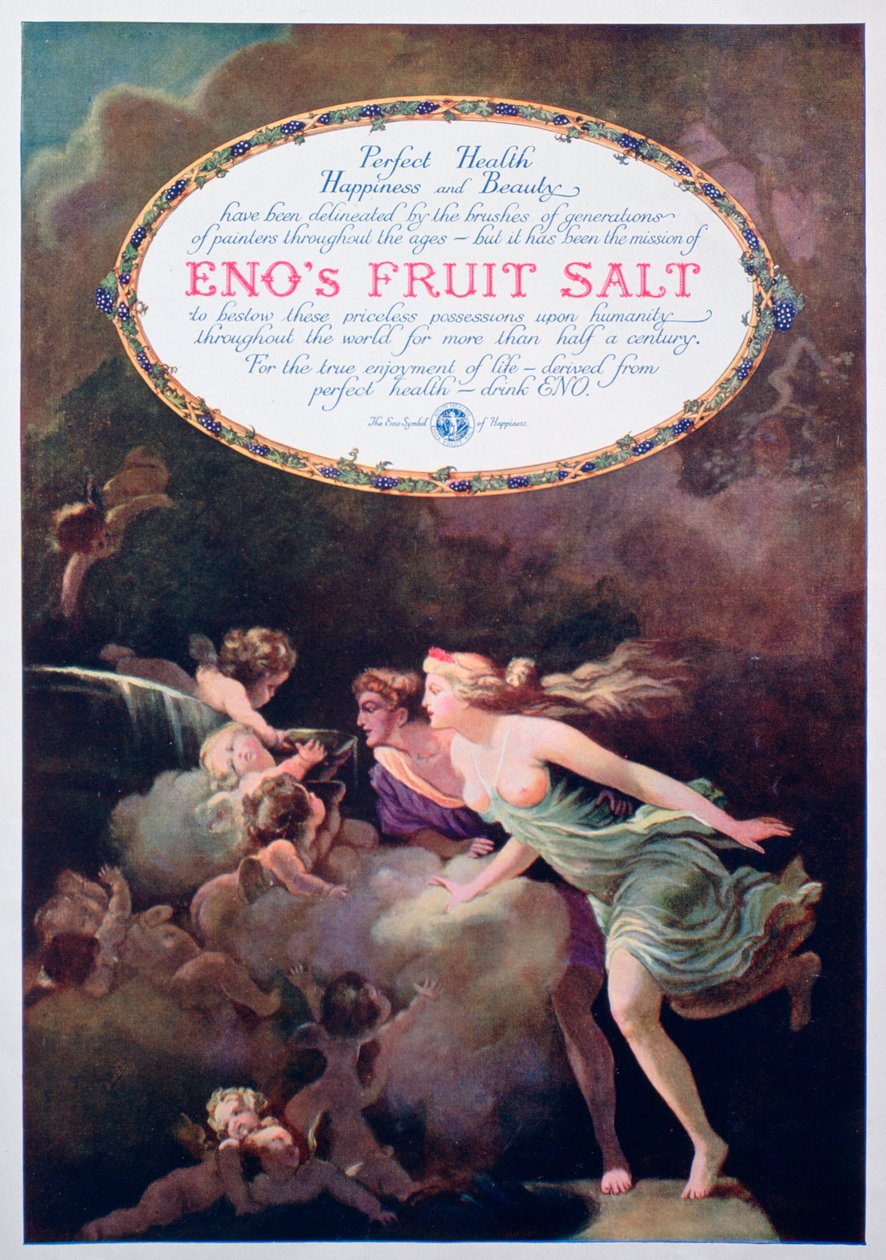Enos frugtsalt-annonce, 1920 af Unbekannt