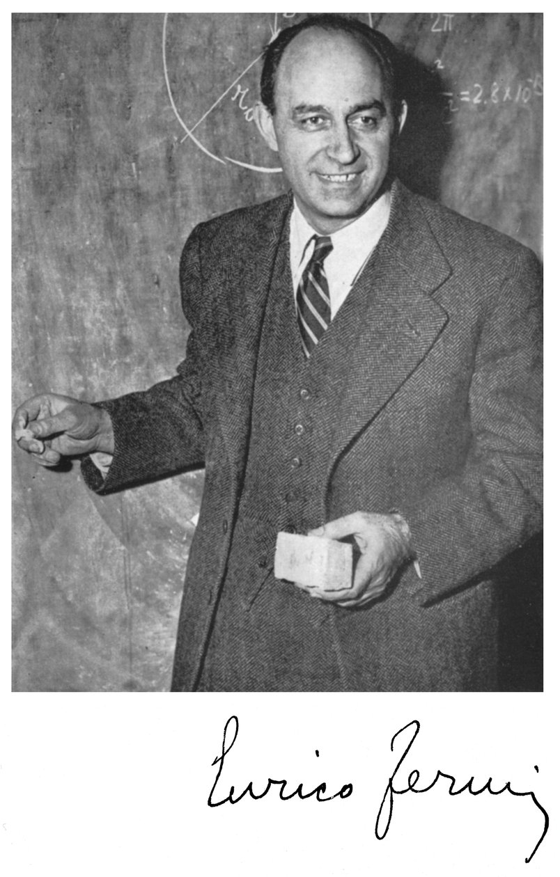 Enrico Fermi, italiensk-født amerikansk atomfysiker af Unbekannt