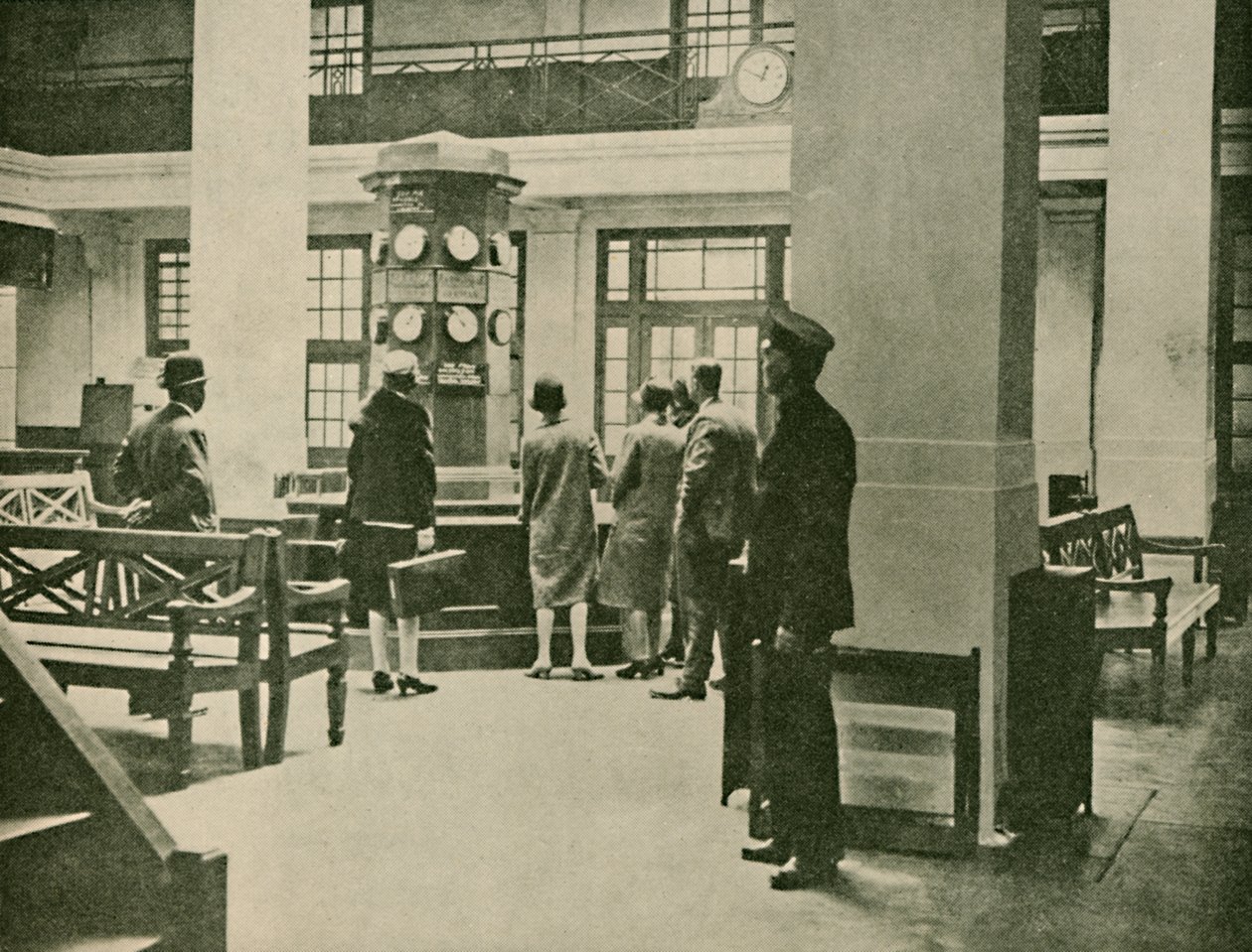 Entrance Hall, London Air Station, 1927 af Unbekannt