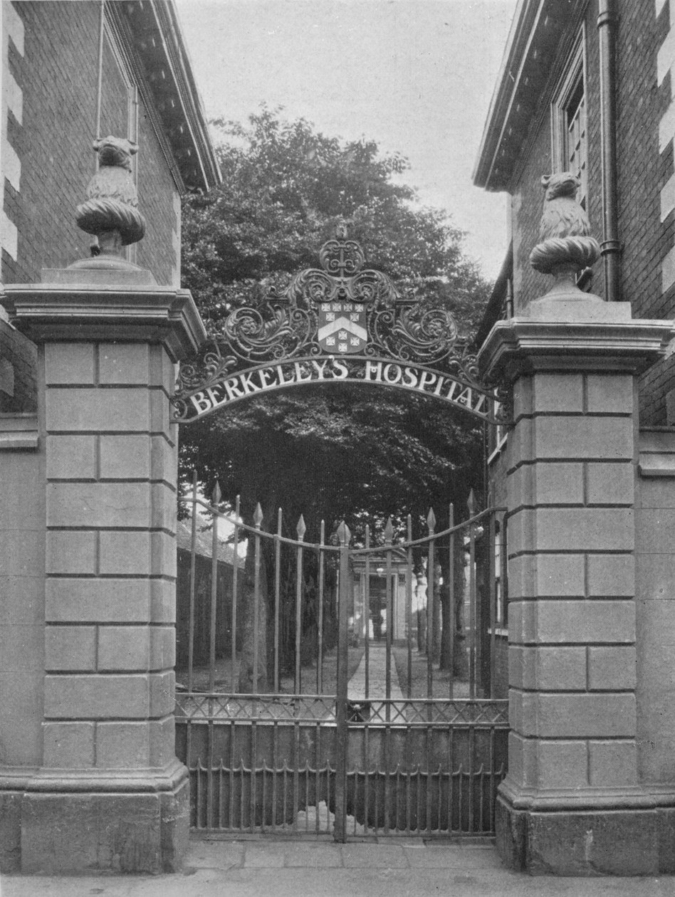 Entrance gateway, Berkeleys Hospital, Worcester, Worcestershire, 1924 af Unbekannt