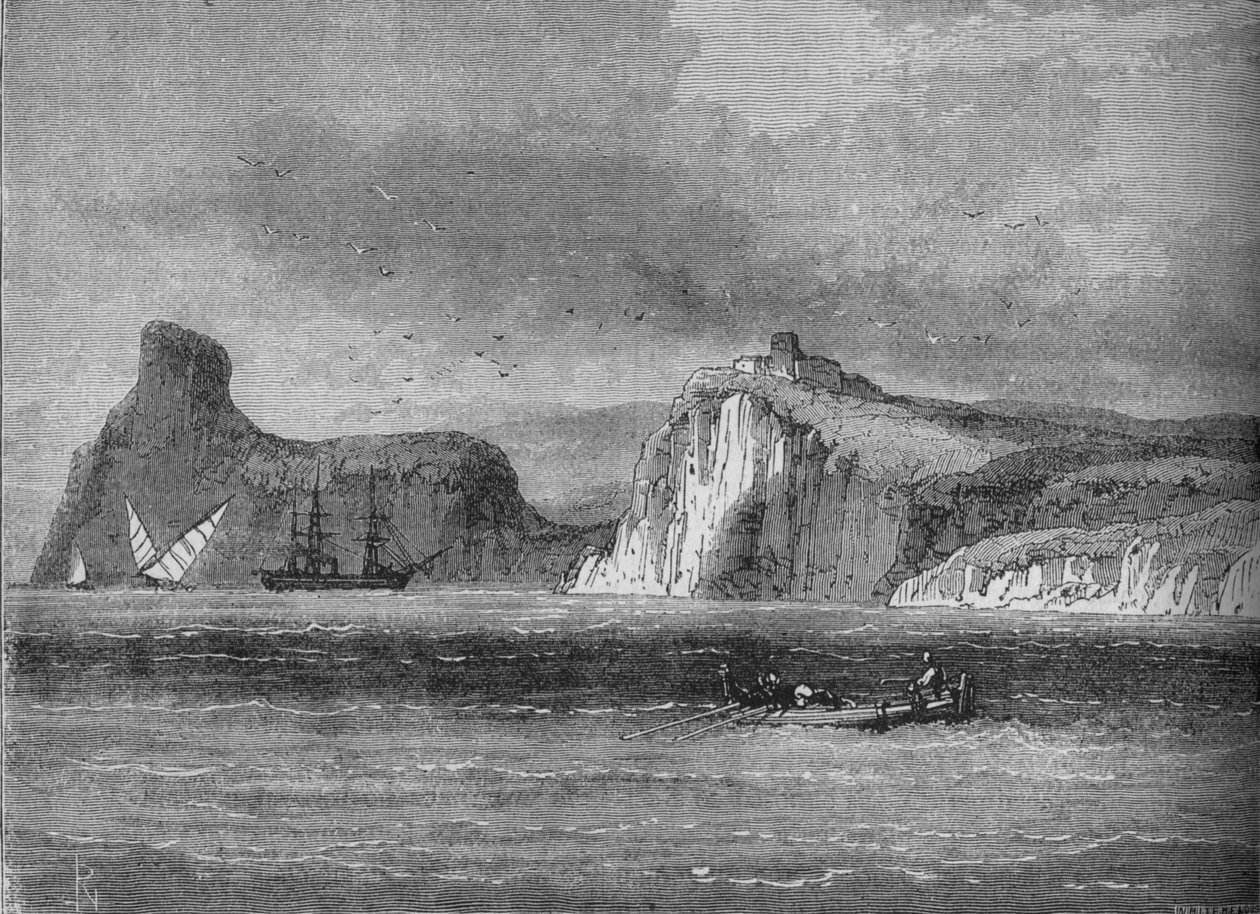 Indgangen til Balaclava Havn, c1880 af Unbekannt