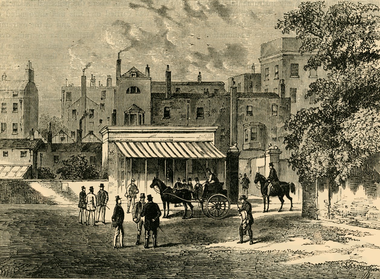 Indgang til Old Tattersalls., c1876. af Unbekannt